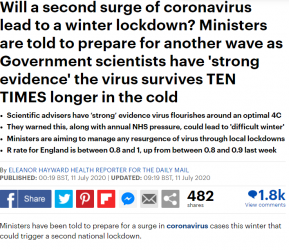 هل تؤدي موجة ثانية من الفيروس لإغلاق آخر في الشتاء؟