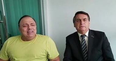 وزير الصحة البرازيلى مع جايير بولسونارو