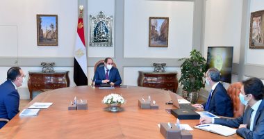 الرئيس عبد الفتاح السيسى خلال الاجتماع