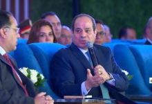 الرئيس عبد الفتاح السيسى خلال الافتتاح