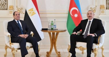 الرئيس عبد الفتاح السيسى ورئيس أذربيجان