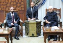 لقاء شيخ الأزهر مع وزير خارجية أرمينيا