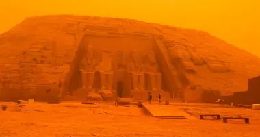 عاصفة ترابية أقصى جنوب البلاد
