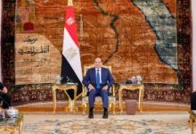 الرئيس عبد الفتاح السيسي خلال اللقاء