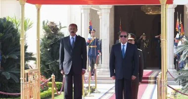 الرئيس السيسى ونظيره الإريترى