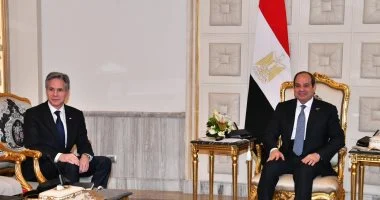 الرئيس عبد الفتاح السيسى يلتقى بلينكن
