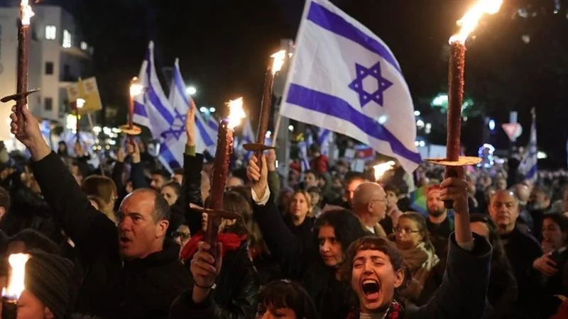 مظاهرات فى تل أبيب