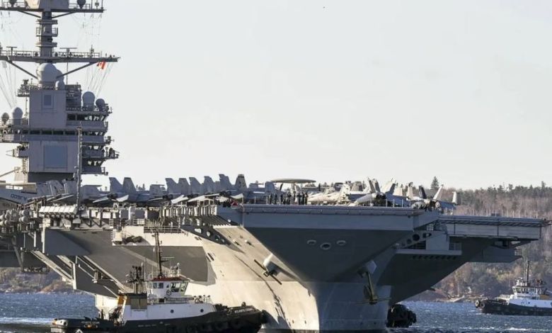 حاملة الطائرات الأمريكية